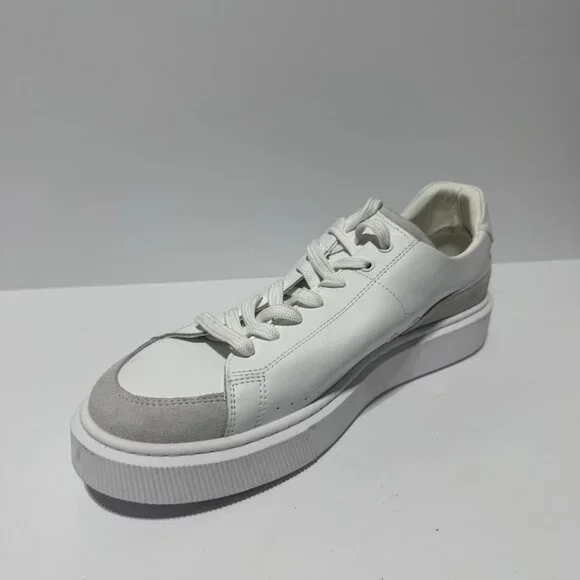 BOSS Men's Colyn Derby Sneakers White Size EU45 M US12